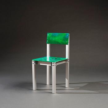Fredrik Paulsen, stol, unik, "Chair One Open Air, Morning Light", JOY, 2024.