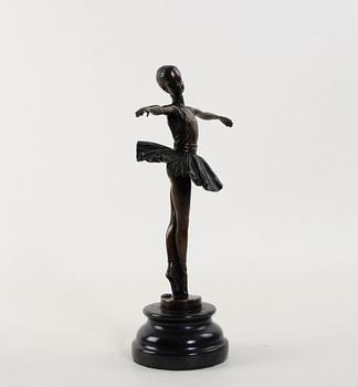 OKÄND KONSTNÄR, skulptur, patinerad brons, 1900/2000-tal.