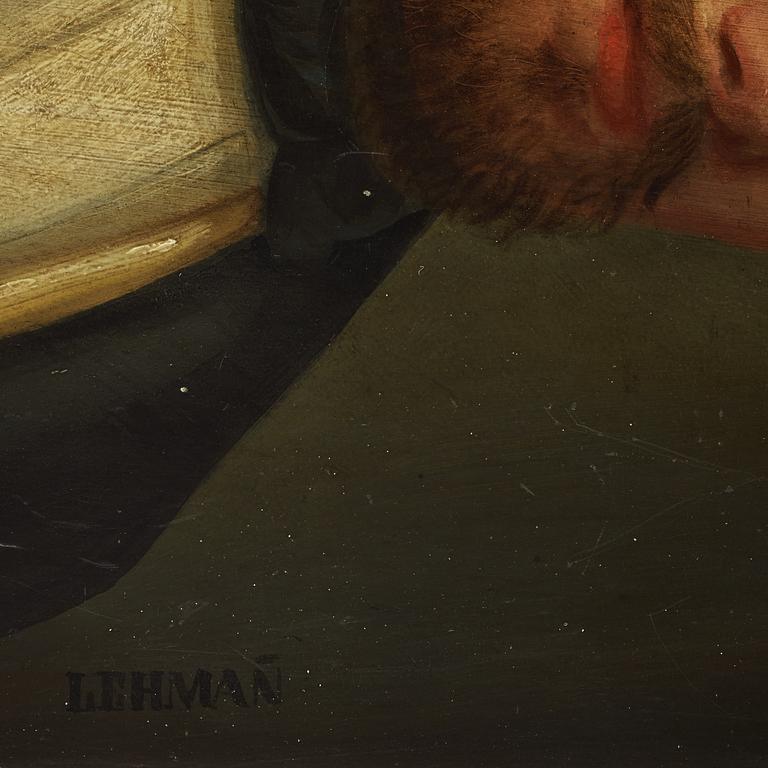 Carl Peter Lehmann, Portrait of a Man.