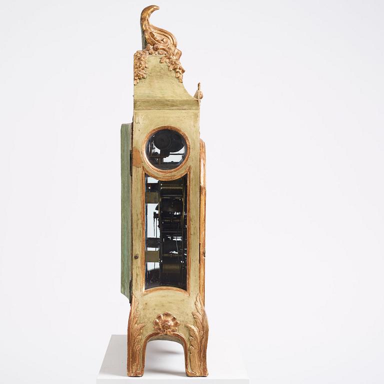 A Baroque bracket clock by Thomas Hally London, around 1700, case in Swedish Rococo, mid 18th century.