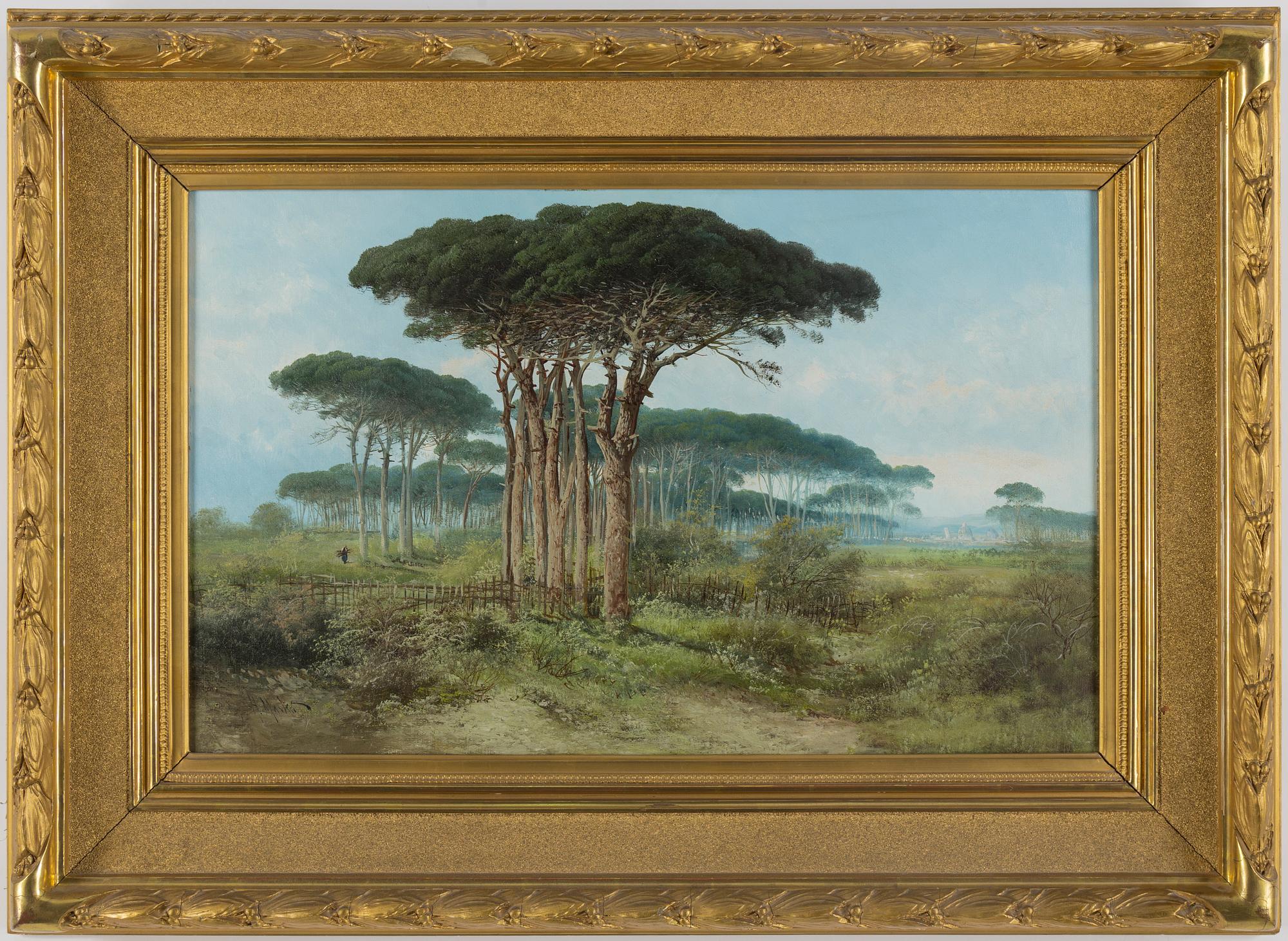 HENRY MARKO, oil on canvas, signed.