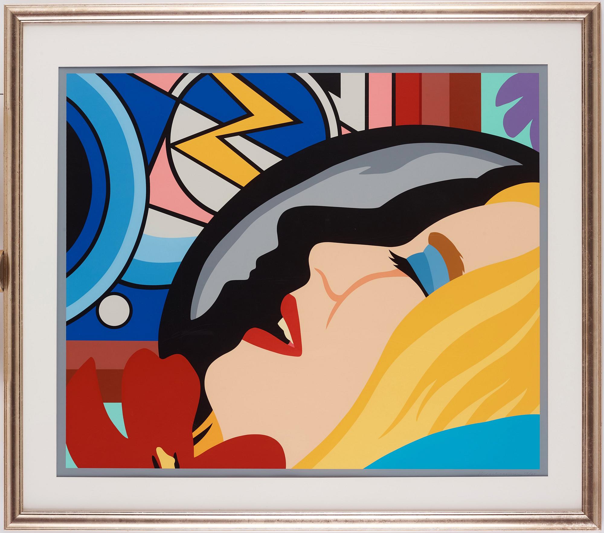 Tom Wesselmann, "Bedroom face with Lichtenstein".