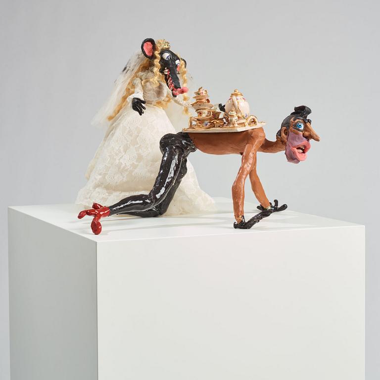 Nathalie Djurberg & Hans Berg, "The Brain Has Corridors - Rat Bride".