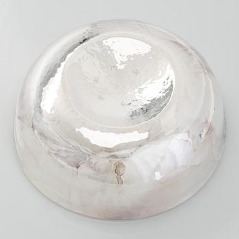 A sterling silver and enamel bowl, maker's mark of A. Tillander, Turku 2005.