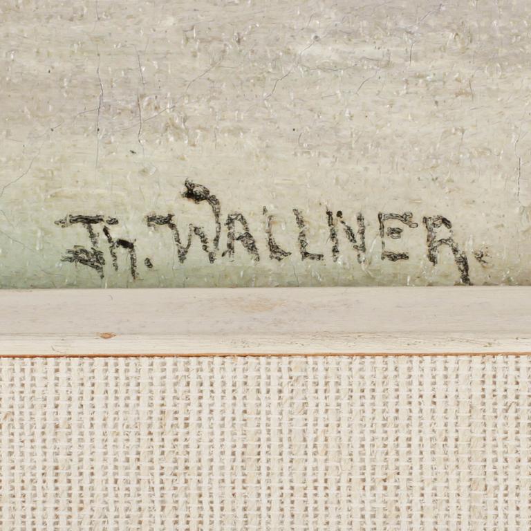 THURE WALLNER, olja på duk, sign.