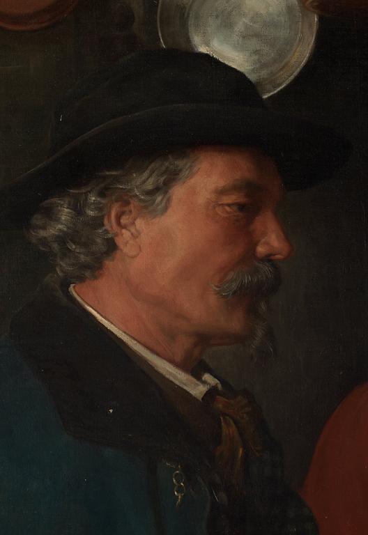 Henry Scott Tuke, At the metal merchant.