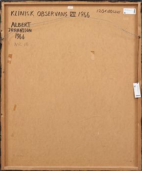 ALBERT JOHANSSON, blandteknik, sign samt dat a tergo, 1966.