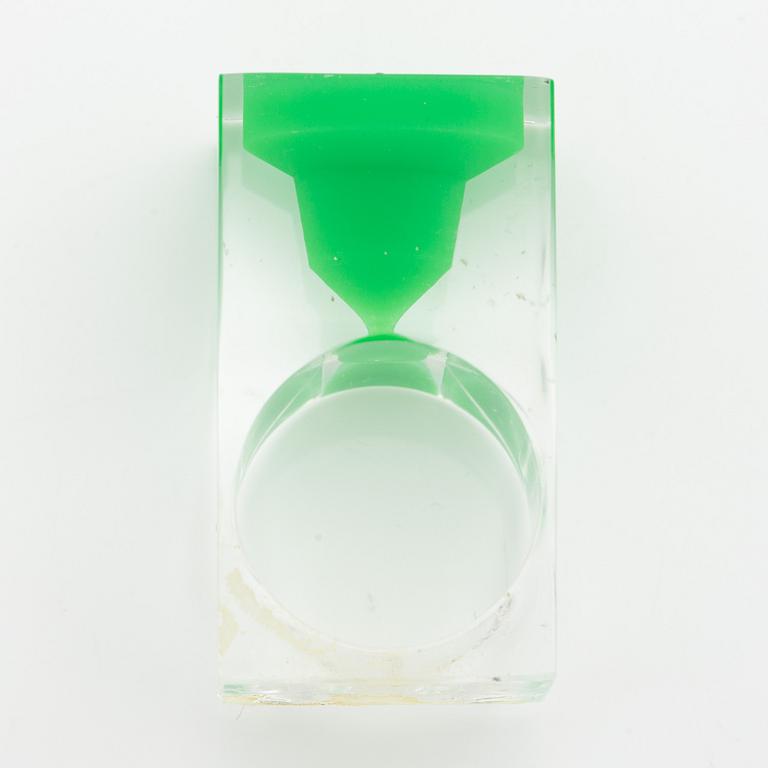 Siv Lagerström, three rings, acrylic plastic, 1970s.