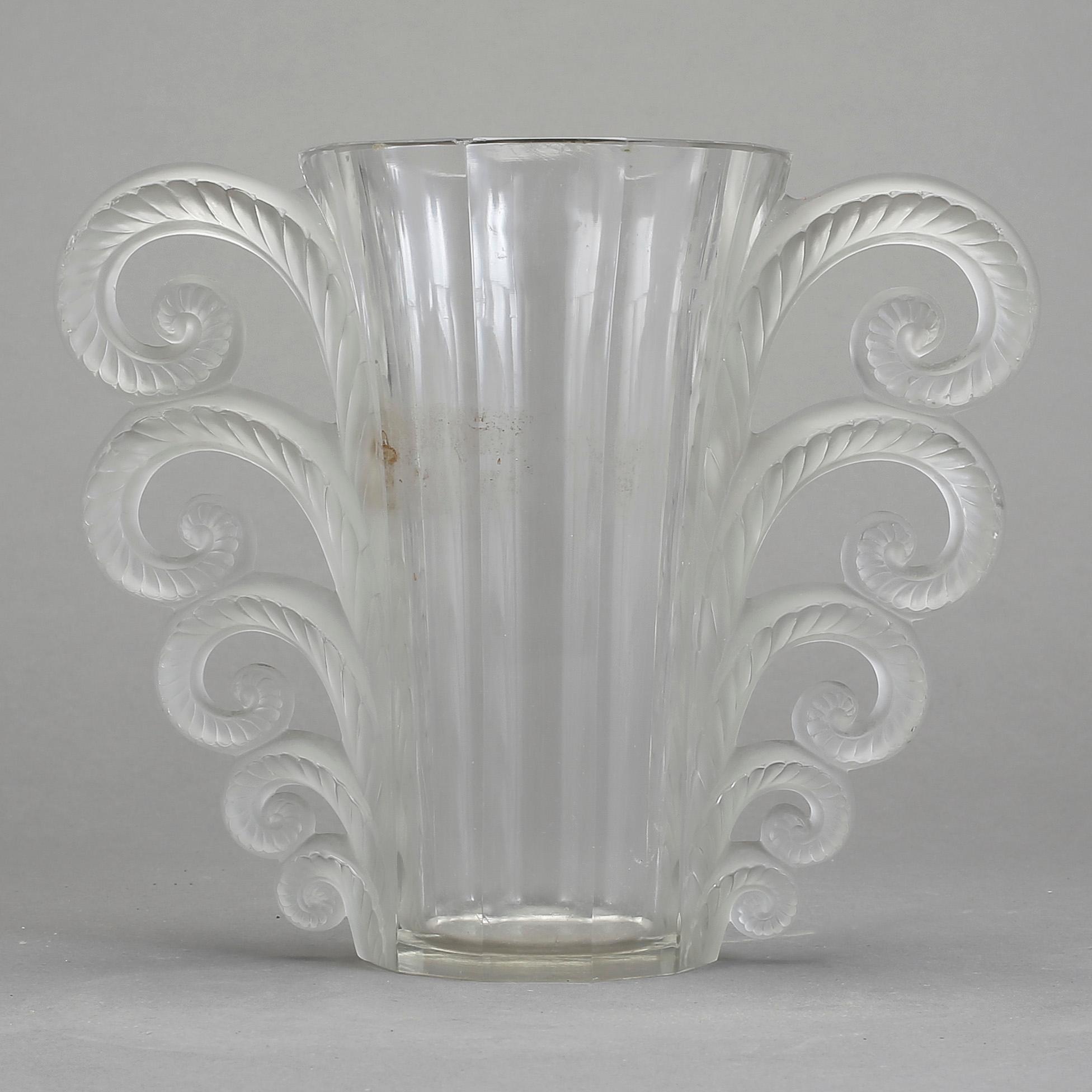 VAS, glas, Lalique, Frankrike.