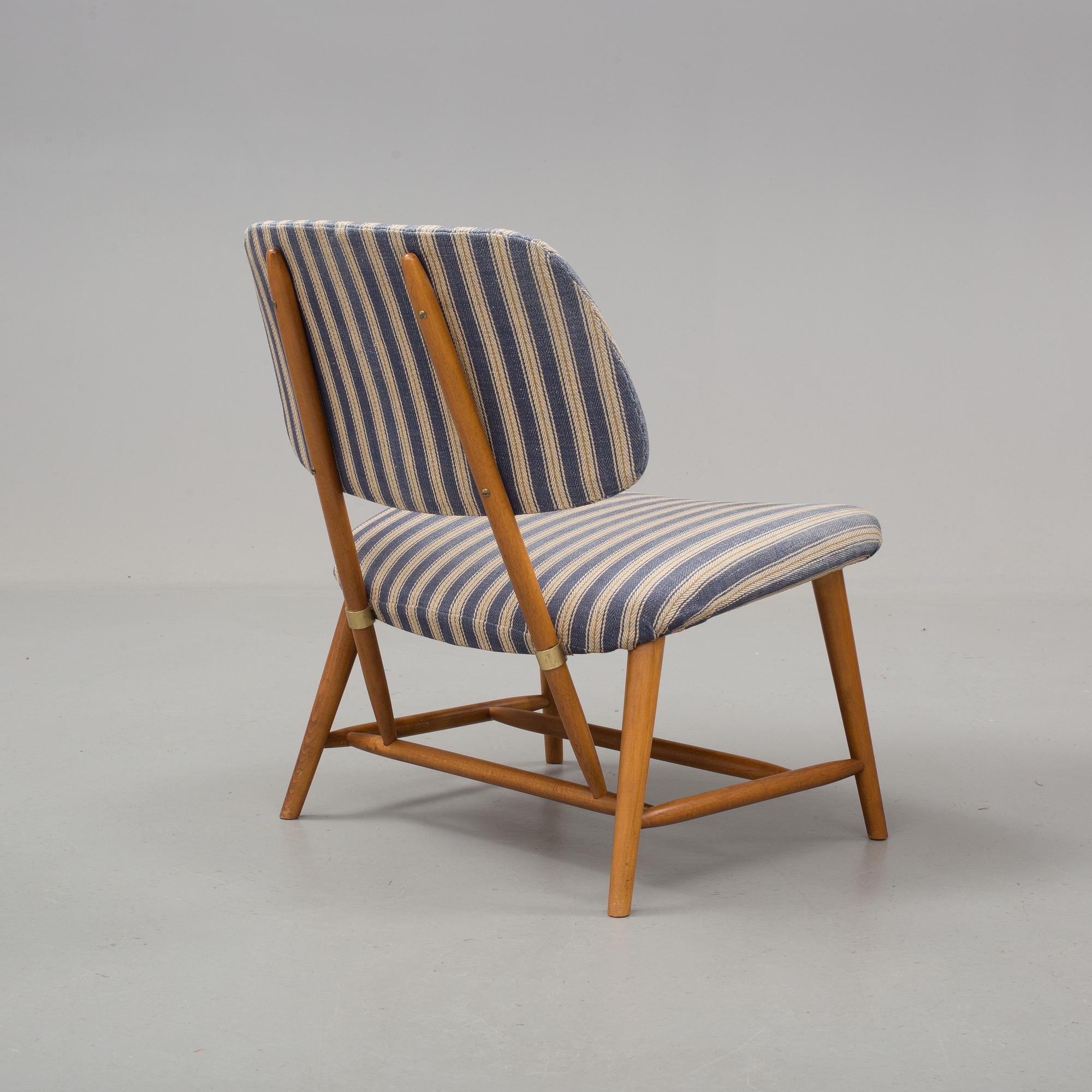 STOL, "TeVe", Alf Svensson, Ljungs Industrier, ur serien "Bra Bohag", Modellen Formgiven 1953.