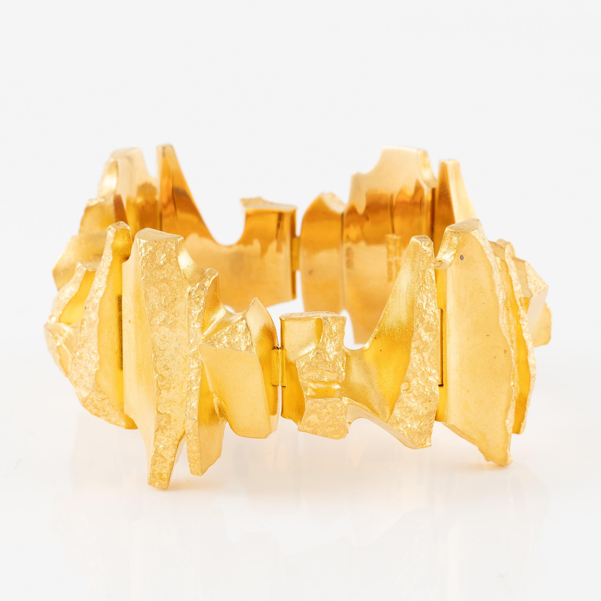 Björn Weckström bracelet 18K gold "Bear Tooth", for Lapponia.