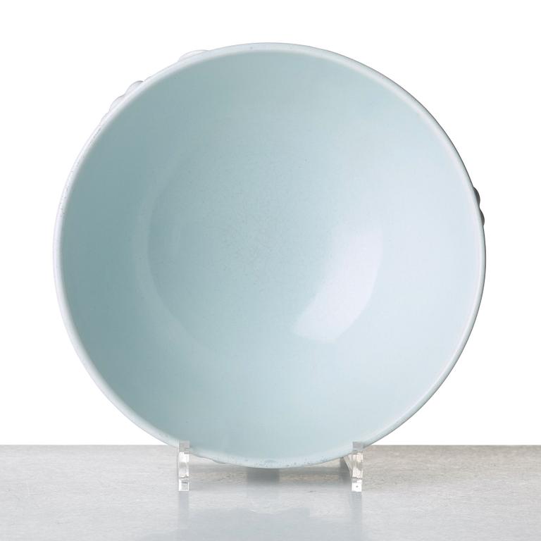 Wilhelm Kåge, a ceramic bowl and a teacaddy, Gustavsberg, Sweden ca 1924.