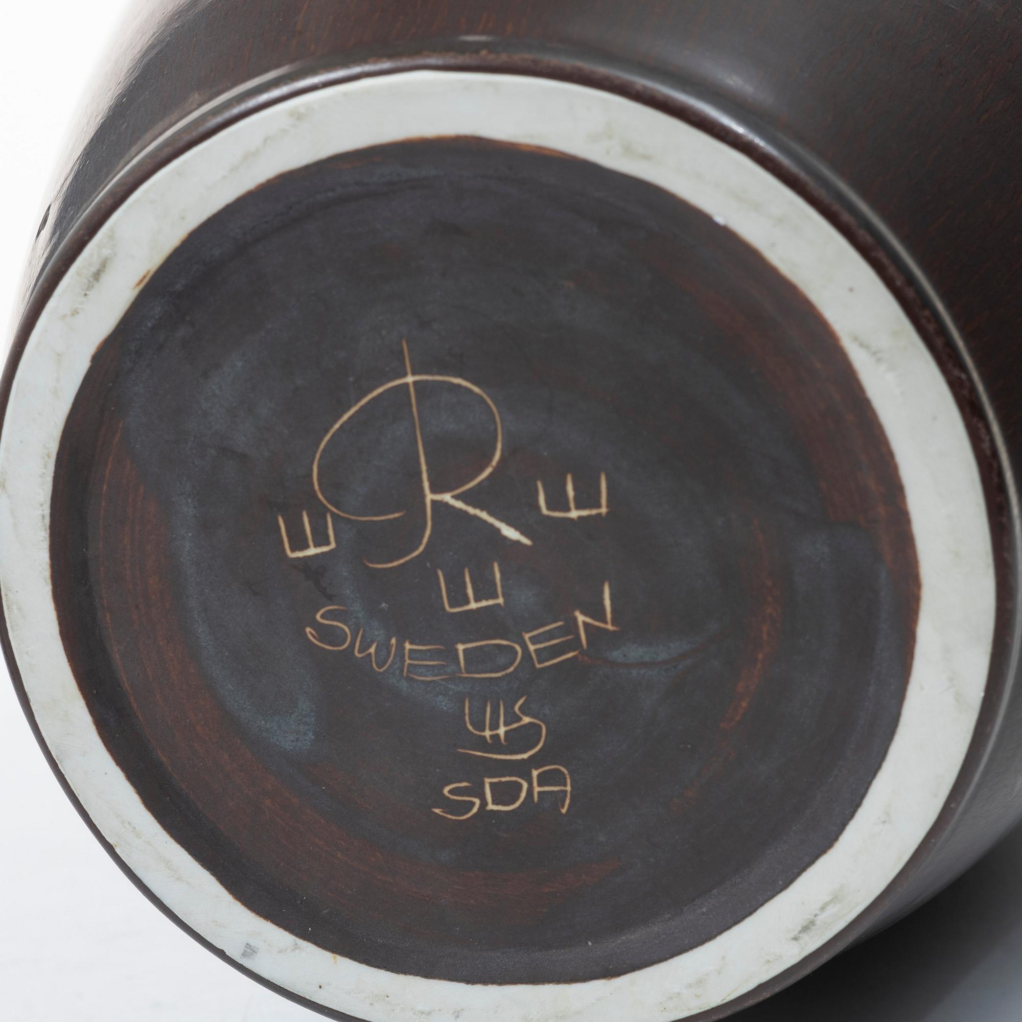 Carl-Harry Stålhane, a stoneware floor vase, Rörstrand, Sweden, 1950's/60'.