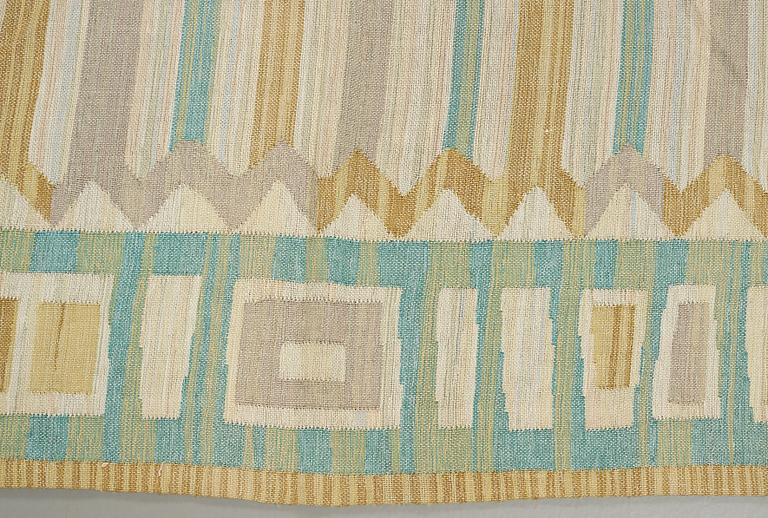Kerstin Ekengren, DRAPERIER, 1 par, slätvävda, ca 344 x 254,5 respektive 343,5 x 252 cm, designat av Kerstin Ekengren, 1950-tal.