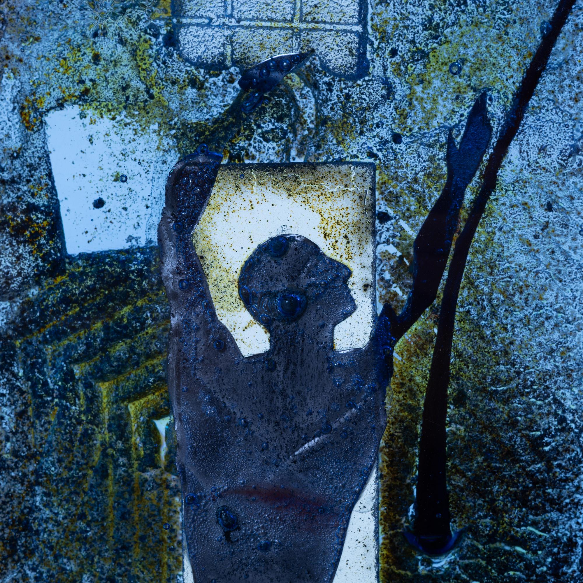Bertil Vallien, Sculpture, sand-cast glass, Kosta Boda, unique, 1991.