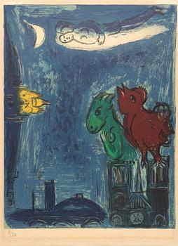 Marc Chagall, "The monsters of Notre Dame" ur "Paris Fantastique".