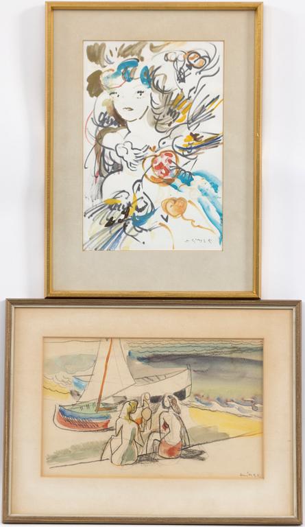Ludwig Klimek, Drawings, 2 pcs.