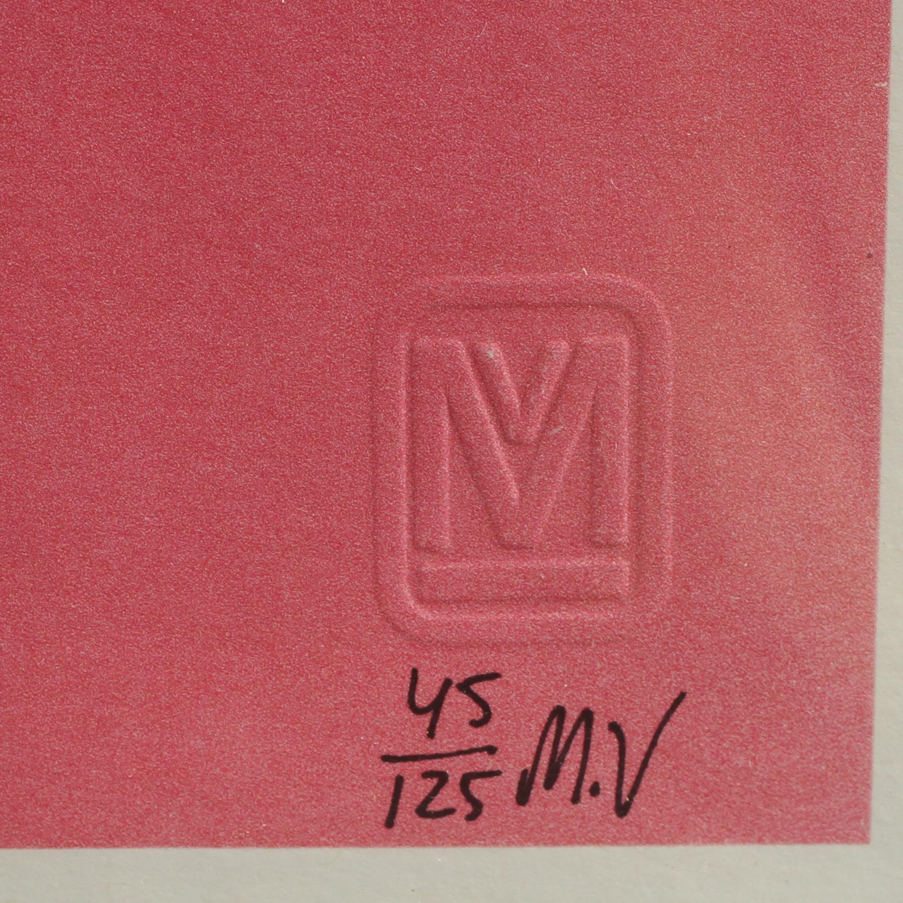 MARIA MANUELA VINTILESCU, färglitografi, monogramsignerad och numrerad 45/125.