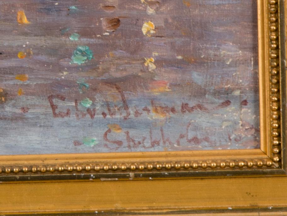 EDVARD WESTMAN, NATTLIGT STOCKHOLM.