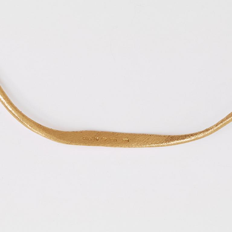 KRISTIAN NILSSON, hängsmycke, Stockholm 1976. 18 K.