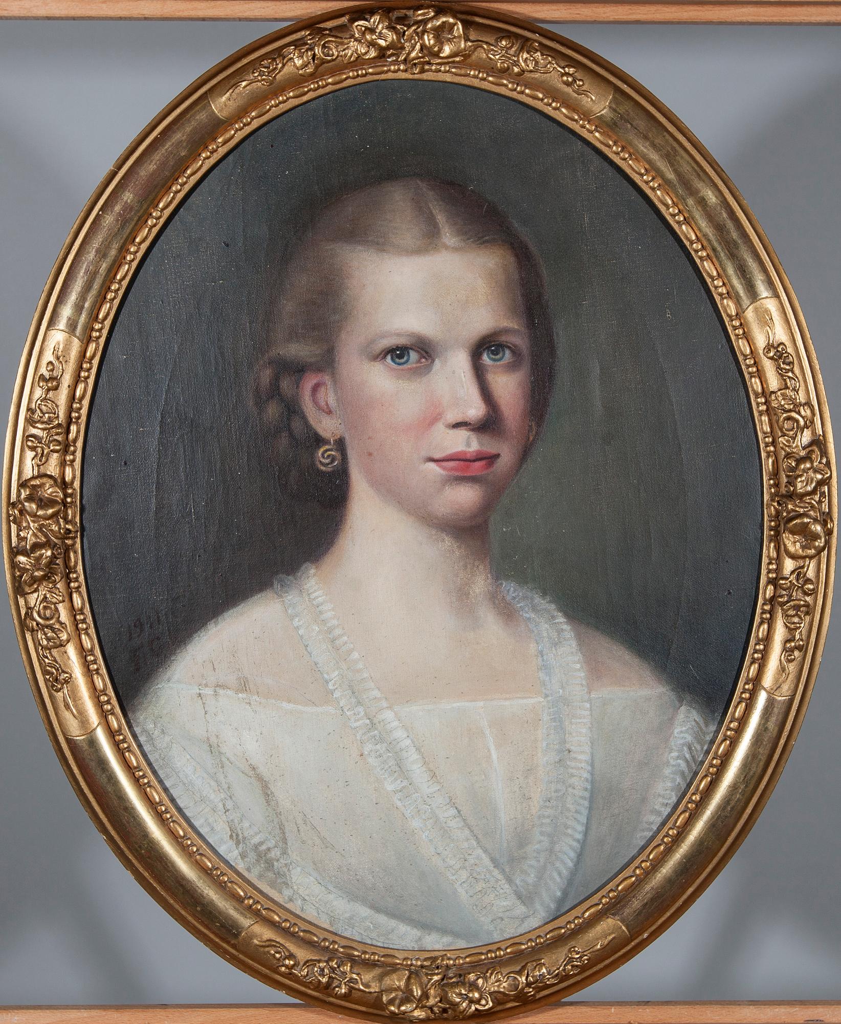 OKÄND KONSTNÄR, efter Johan Erik Lindh, olja på duk. A tergo signerad Flor. Gm och daterad 1911.