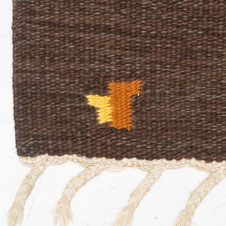 Erik Lundberg, a "Korall" flat weave carpet, Vävaregården Eringsboda, c. 240 x 169 cm.