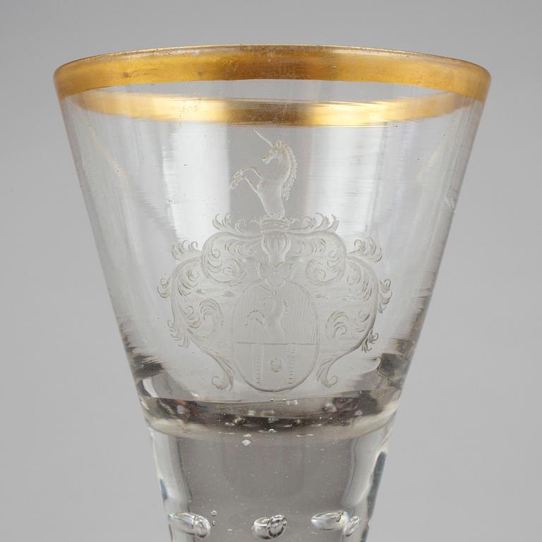 SPETSGLAS, 4 st, 1700-tal.