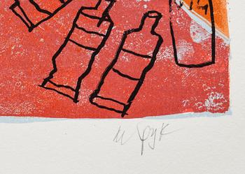 MADELEINE PYK, färglitografi. Signerad och numrerad 207 330.