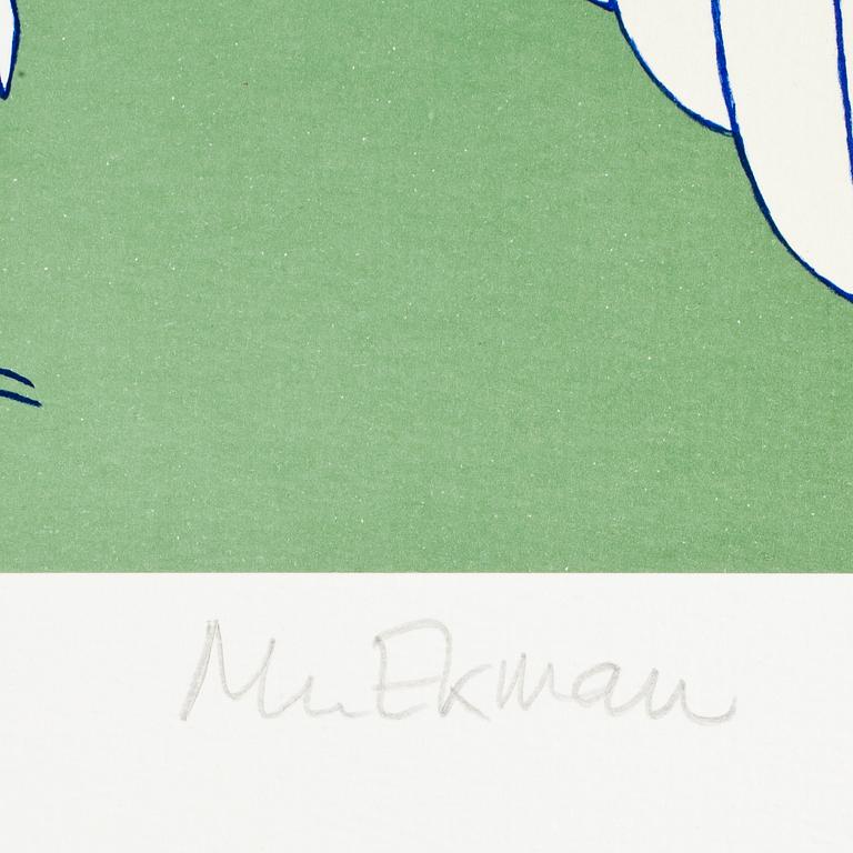 MARIE-LOUISE EKMAN, litografi, sign o numr 6/450.