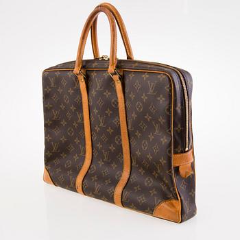 LOUIS VUITTON, "Port Documents Voyage" Portfölj samt Document Holder.