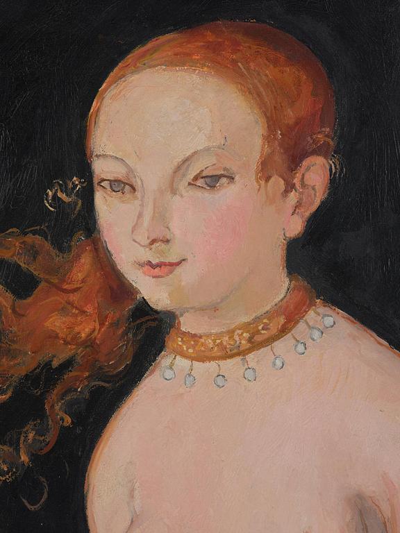 Nils von Dardel, Venus och Amor (Kopia efter Cranach).