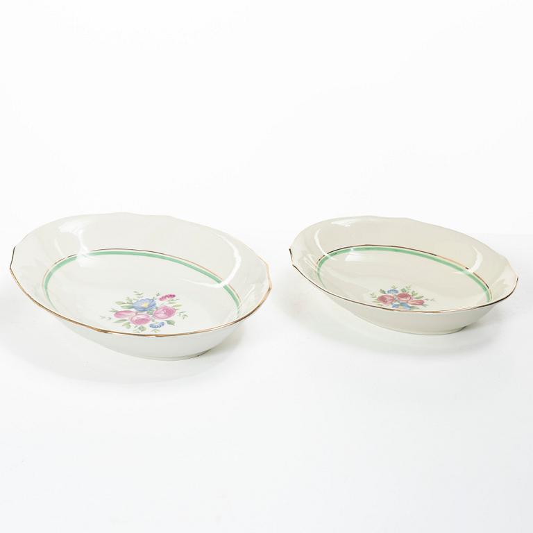 Arabia, matservis, 80 delar, porslin, "Tellervo", i produktion 1949-1958.