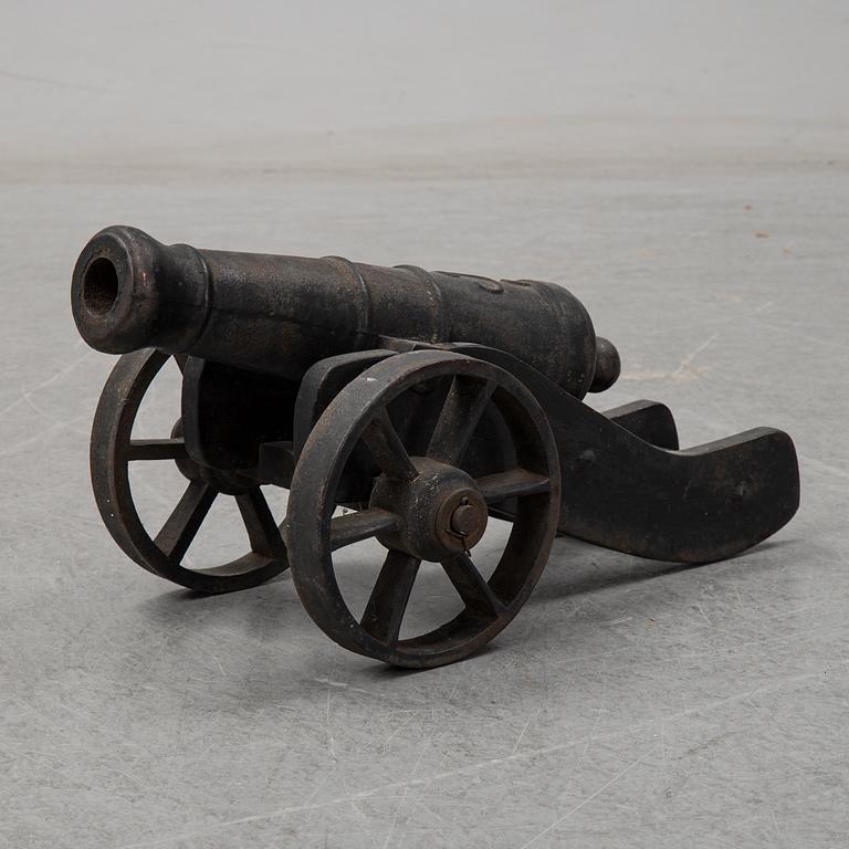 Two Swedish cast iron cannons, Stafsjö bruk, second half of the 20th century.