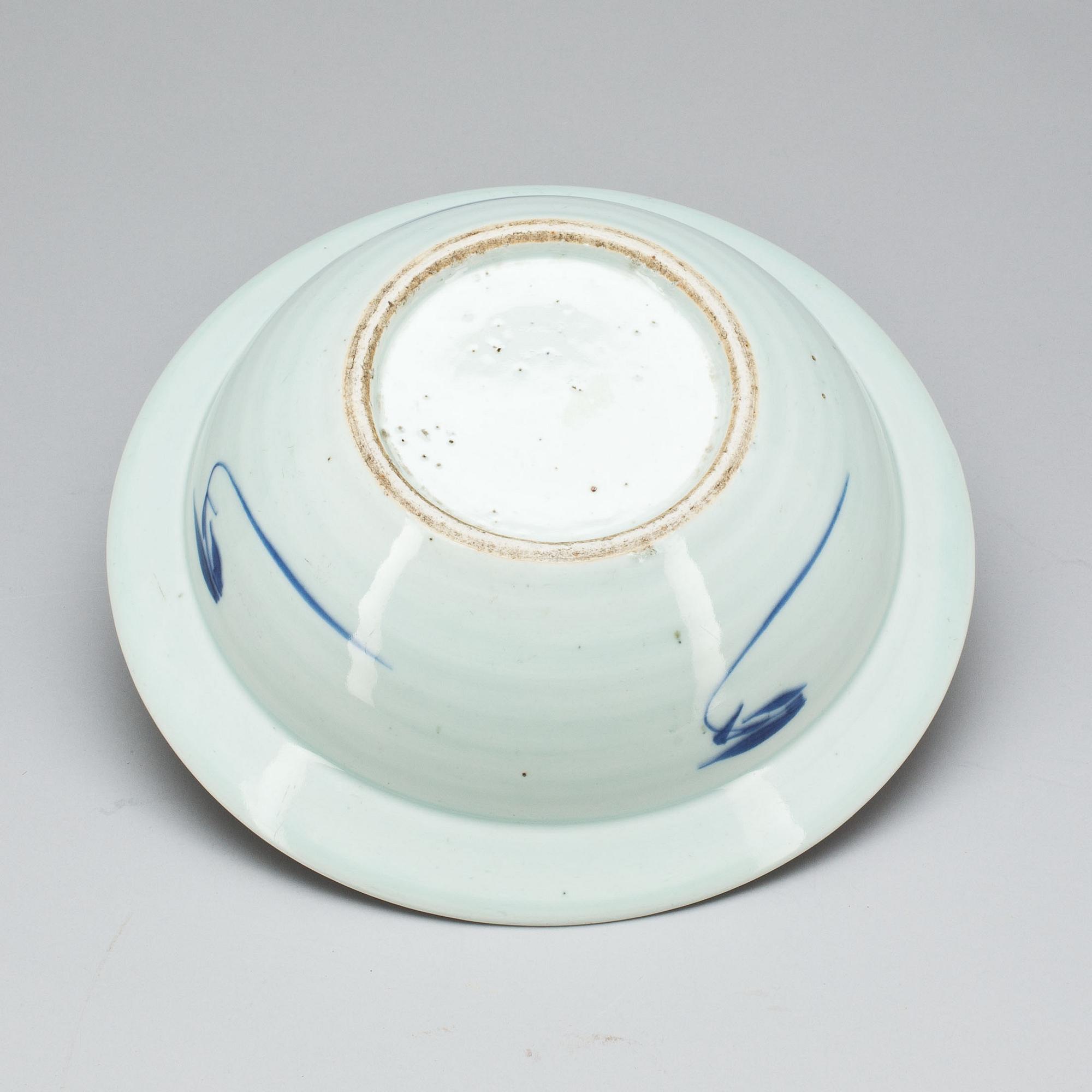 HANDFAT, porslin, Kina, 1900-talets början.