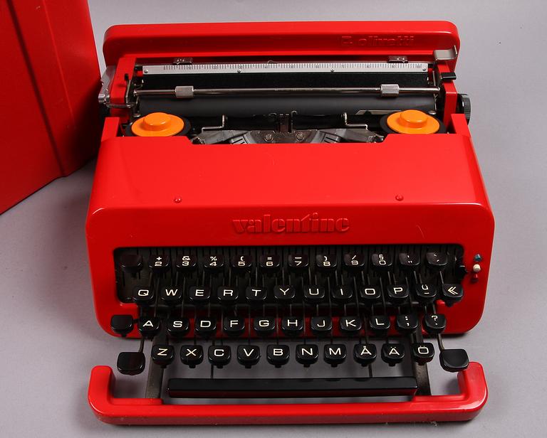 SKRIVMASKIN, Olivetti, Valentine s.