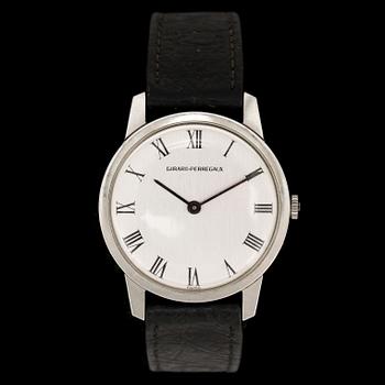 ARMBANDSUR, herr, Girard Perregaux, manuell, stål, 1960-tal.