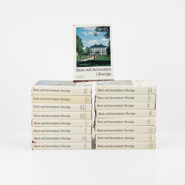Books, 'Svenska Slott och Herresäten', 17 volumes, Allhems Förlag, Malmö, 1966-71.