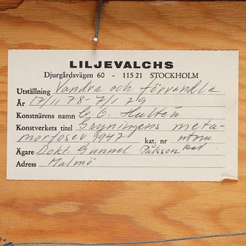 CO Hultén, "Sanningens metamorfoser".