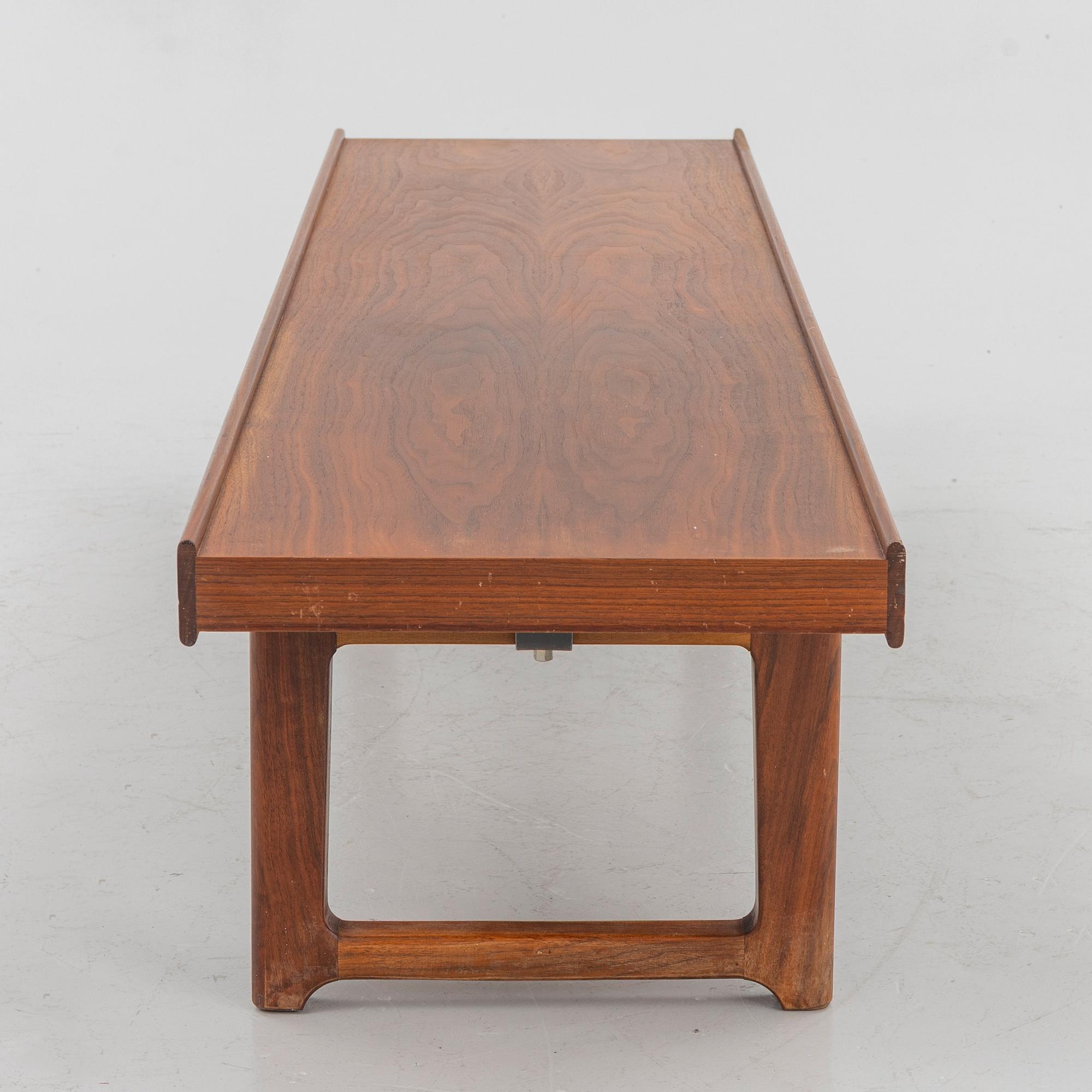 Torbjørn Afdal, 'Krobo' bench with plant stand, Bruksbo, Mellemstrand, Norway, second half of the 20th century.