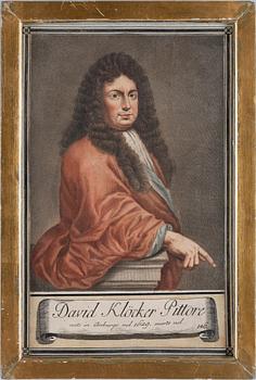 PARTI GRAVYRER, bl a efter C.F. von Breda, 1700-1900-tal.