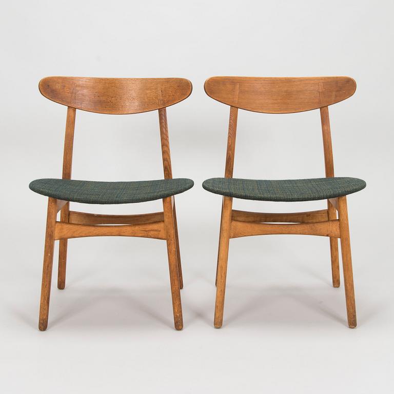 Hans J. Wegner, stolar, ett par, "CH-30", Carl Hansen & Søn, Danmark, 1950-60-tal.