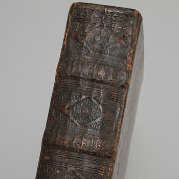 BOK, 2 delar i en vol, "Then Stoormächtige Högborne Furstes...Herr Gustaffs..." av Erich Jöransson Tegel, Stockholm 1622.