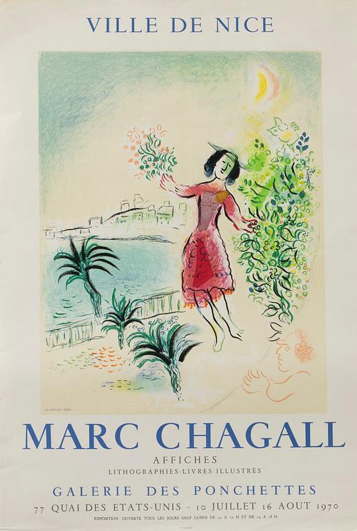 Marc Chagall, efter, "Ville de Nice".