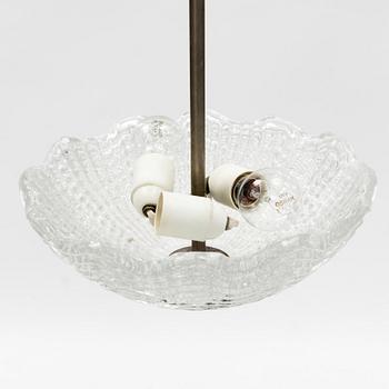 An Orrefors glass ceiling light, 1930's/40's.