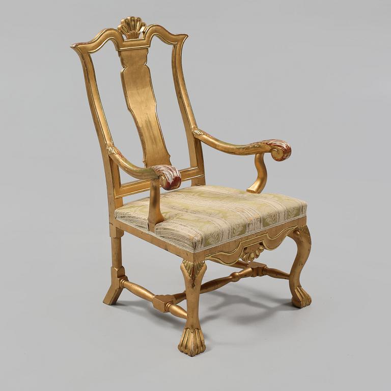 KARMSTOL, barockstil, 1900-tal.