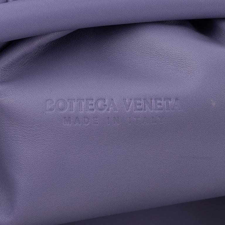 Bottega Veneta, a lavender leather 'Pouch clutch'.