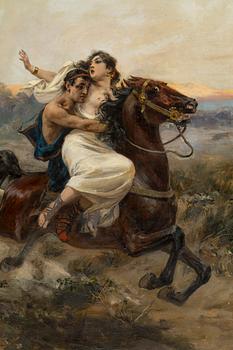 ULPIANO CHECA Y SANZ, attributed to, oil on canvas.