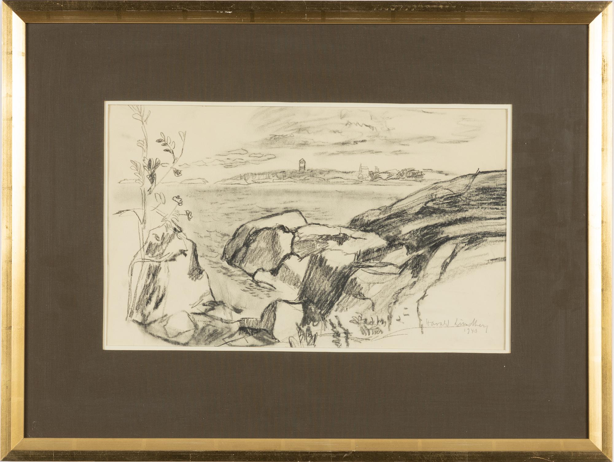 Harald Lindberg, Coastal Landscape.