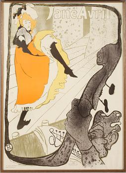 HENRI DE TOULOUSE-LAUTREC, efter, affisch, Holland, 1900-tal.