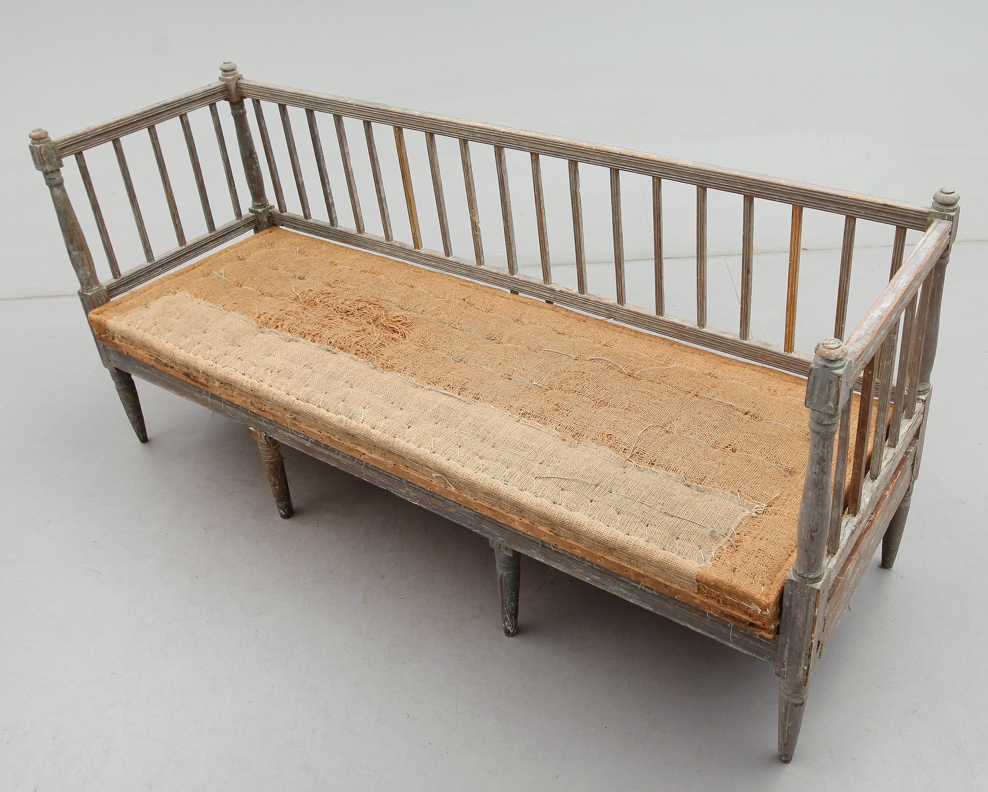 SOFFA, gustaviansk, sent 1700-tal.